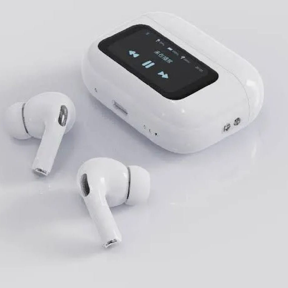 Airpods Pro A9 ANC ENC Double Dark Noise Reduction Bluetooth Wireless Earbuds With Battery Display Touch Control For Android And IOS