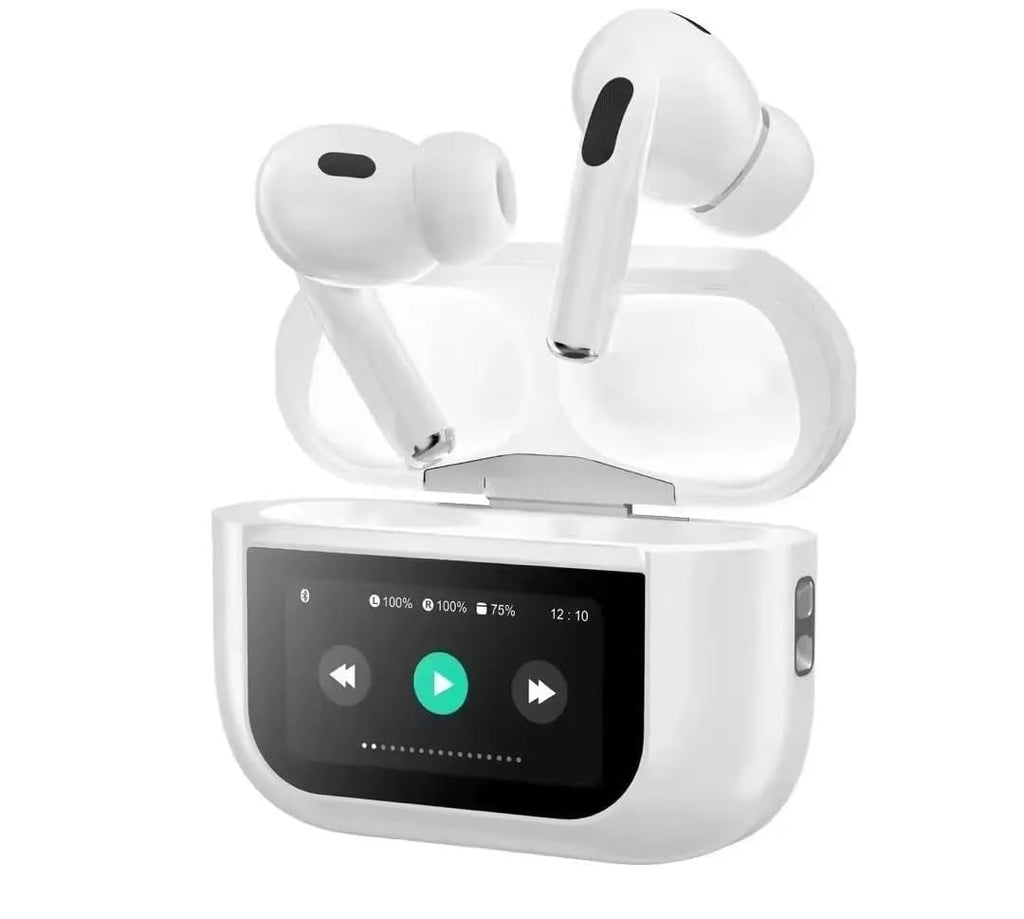 Airpods Pro A9 ANC ENC Double Dark Noise Reduction Bluetooth Wireless Earbuds With Battery Display Touch Control For Android And IOS